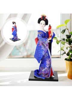 WINOMO WINOMO George Jimmy Japanese Traditional Beautiful Kimono Geisha Maiko Doll Decorations Gifts 12 inch  - Image 3