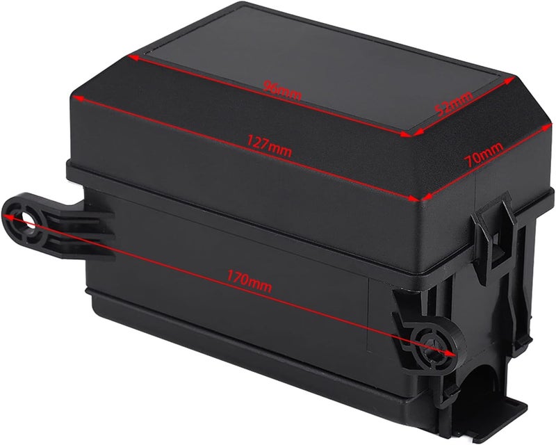 6 Way Relay Holder Box Socket, Universal Automotive and Relay Block with 41 Pins for Car SUV Off Road Pickup Truck, ABS and Metal Construction - Image 4
