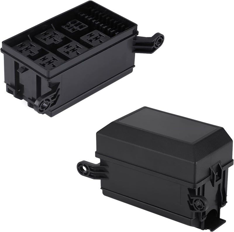 6 Way Relay Holder Box Socket, Universal Automotive and Relay Block with 41 Pins for Car SUV Off Road Pickup Truck, ABS and Metal Construction - Image 5