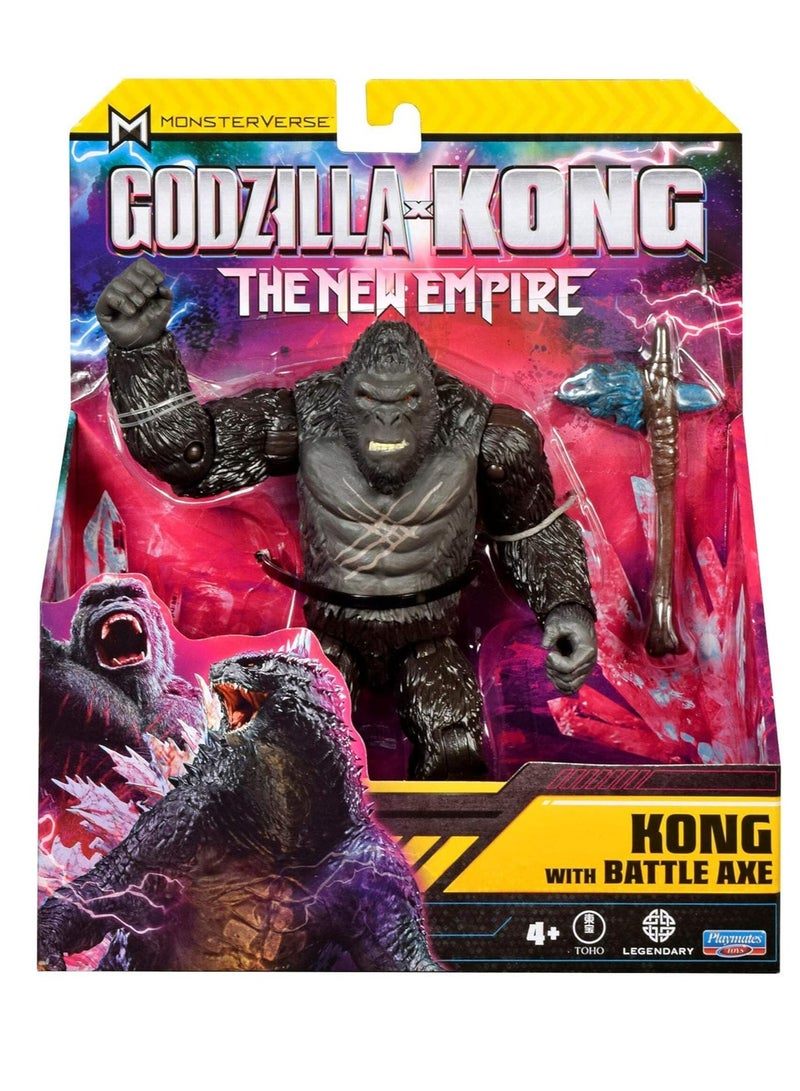 جودزيلا مجموعة شخصيات غودزيلا ضد كينغ كونغ المكونة من 6 قطع - Image 2