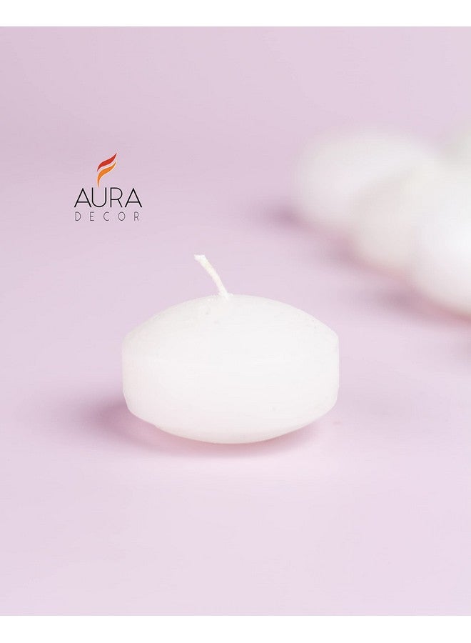 Aura Decor Pack of 20 Nuggets Floating Candles (White Colour) (5cm x 3cm x 3cm) (Burning Time 5 Hours) - Image 5