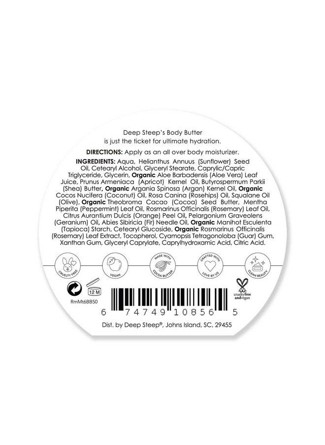 Deep Steep Rosemary Mint Body Butter 6 Oz  - Image 3