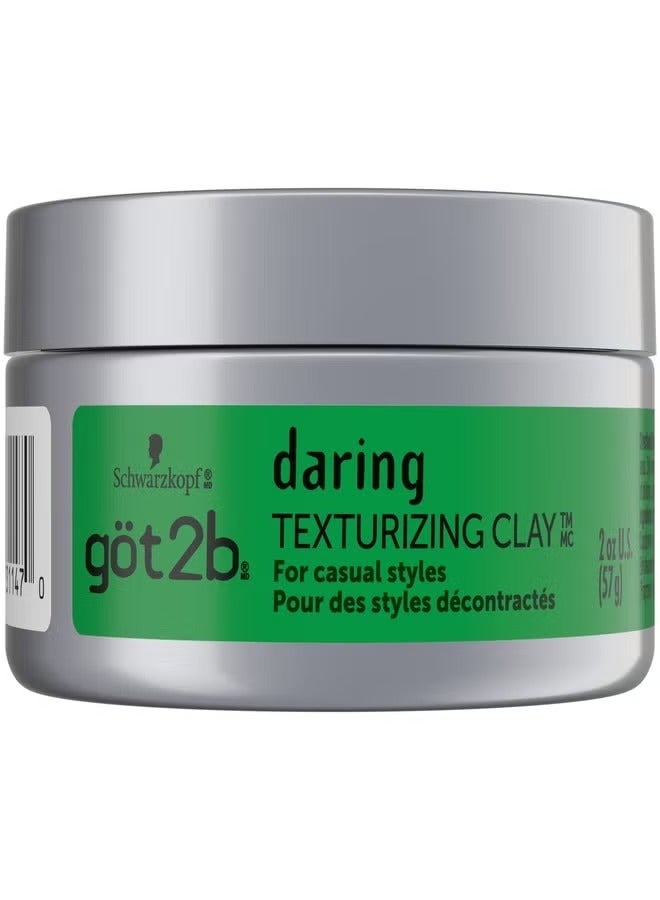 Got2b Schwarzkopf Got 2B Daring Texturizing Clay 2 Ounce - Image 1