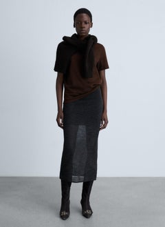 MANGO Round Neck T-Shirt  - Image 1