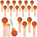 PullCrease 16 Pcs Big Basketball Bubble Wands Party Favors Gifts Birthday Bubble Wand Bulk Basketball Theme Decorations Birthday Party Supplies for Sport Lover Gifts Goodie Bag Stuffs - Image 2