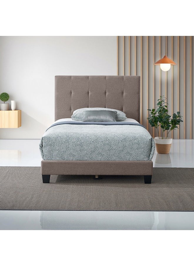 Kulltorp Smart Upholstered Twin Bed 131 x 121 x 216 cm