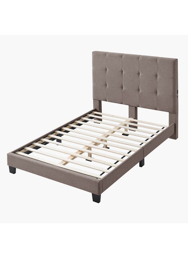 Kulltorp Smart Upholstered Twin Bed 131 x 121 x 216 cm