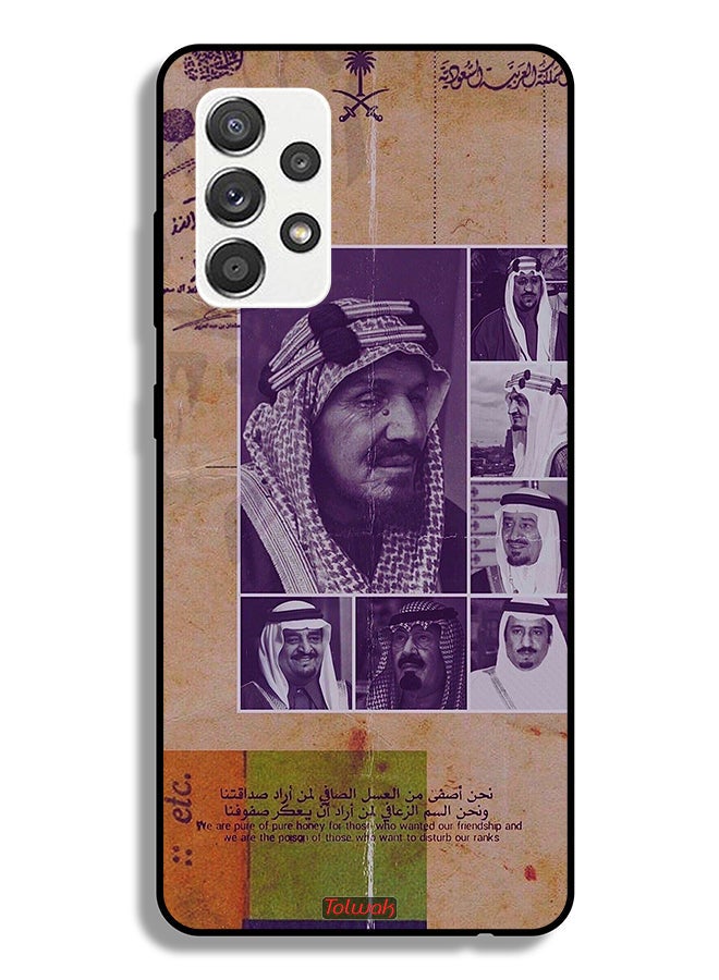 Tolwak Samsung Galaxy A32 5G Protective Case Cover Saudi Kings Vintage Photos - Image 1