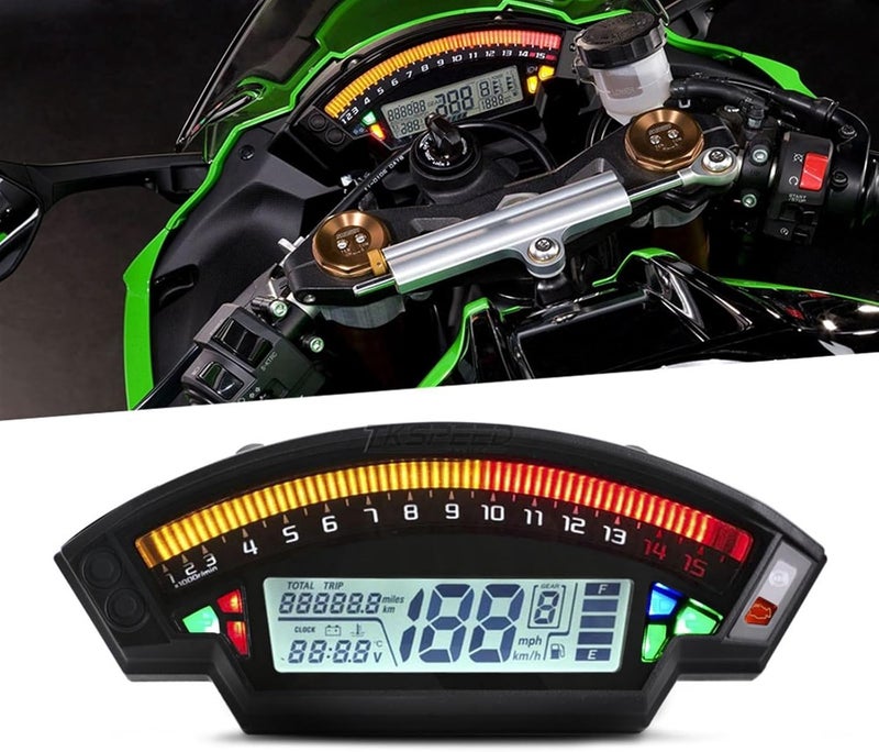 QASULER Universal LCD Digital Speedometer - Image 3