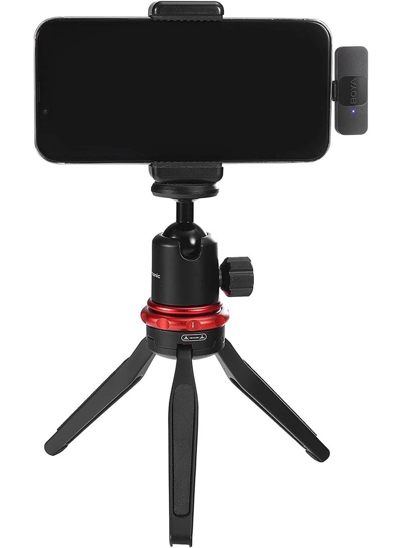 BOYA BY-V20 Ultracompact Wireless Microphone System for USB-C Devices (2.4 GHz) - Black - Image 3