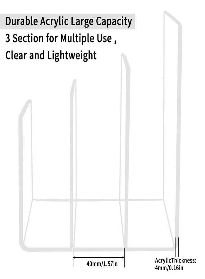 ZOEY Acrylic File Holder (1 Pack) - Image 3