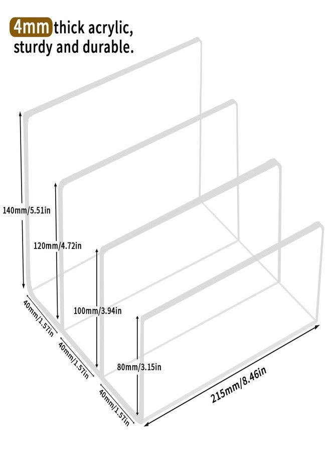 ZOEY Acrylic File Holder (1 Pack) - Image 2