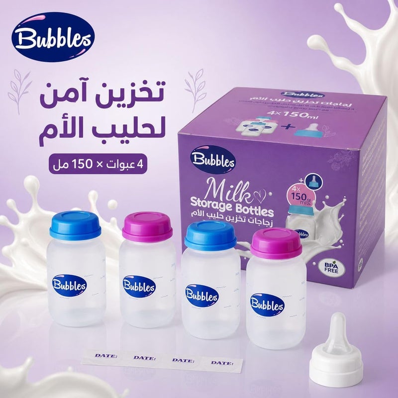 Bubbles Breast Milk Storage Bottles - Image 1