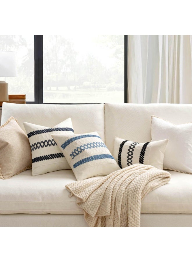 هومستر رمي الوسائد حالة 2 قطع ديكور مربع غطاء الوسائد بوهو رمي الوسائد يغطي غطاء الوسادة للمنزل أريكة غرفة نوم أريكة كرسي ديكور جيج 45 * 45 سم - Image 3