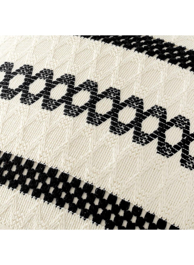 هومستر رمي الوسائد حالة 2 قطع ديكور مربع غطاء الوسائد بوهو رمي الوسائد يغطي غطاء الوسادة للمنزل أريكة غرفة نوم أريكة كرسي ديكور جيج 45 * 45 سم - Image 5