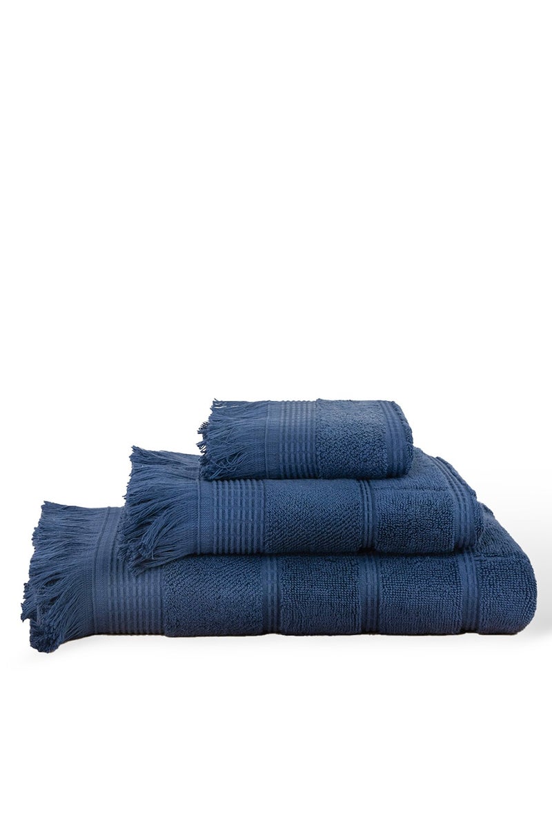 ZYMTA Luxury 100% Turkish Cotton Towel Collection | Ultra-Soft 600 GSM 3-Piece Set for Bathroom, Gym & Spa  - Image 1