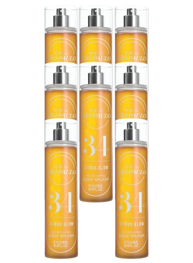 اس او ال 8 قطع معطر جسم 34 برائحة الحمضيات 250 مل - Image 1