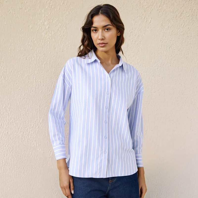 سبلاش فيڤ Regular Fit Striped Oxford Shirt
