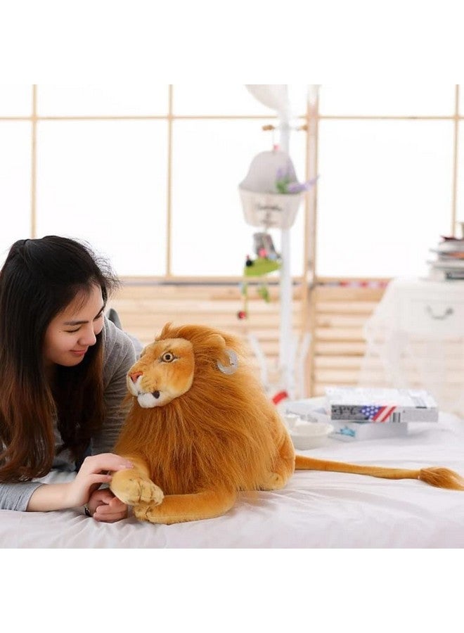 Tickles Tickles Brown Lion- The King of The Jungle Stuffed Soft Plush Animal Toy for Kids 30 cm  - Image 1