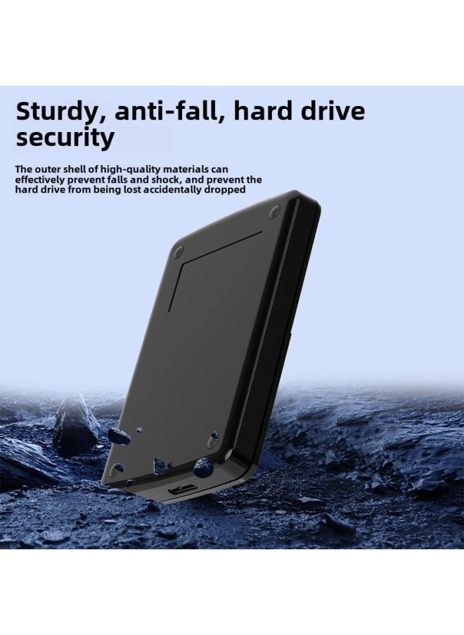 Generic - External Solid 7/9.5MM Inch Double Plate Cloth Pattern 2.5 Inch Mobile Hard Disk Box-Color:2.5inch Fabric Hard Drive Box (applicable To 7/9.5mm Hard Drives) - Image 1