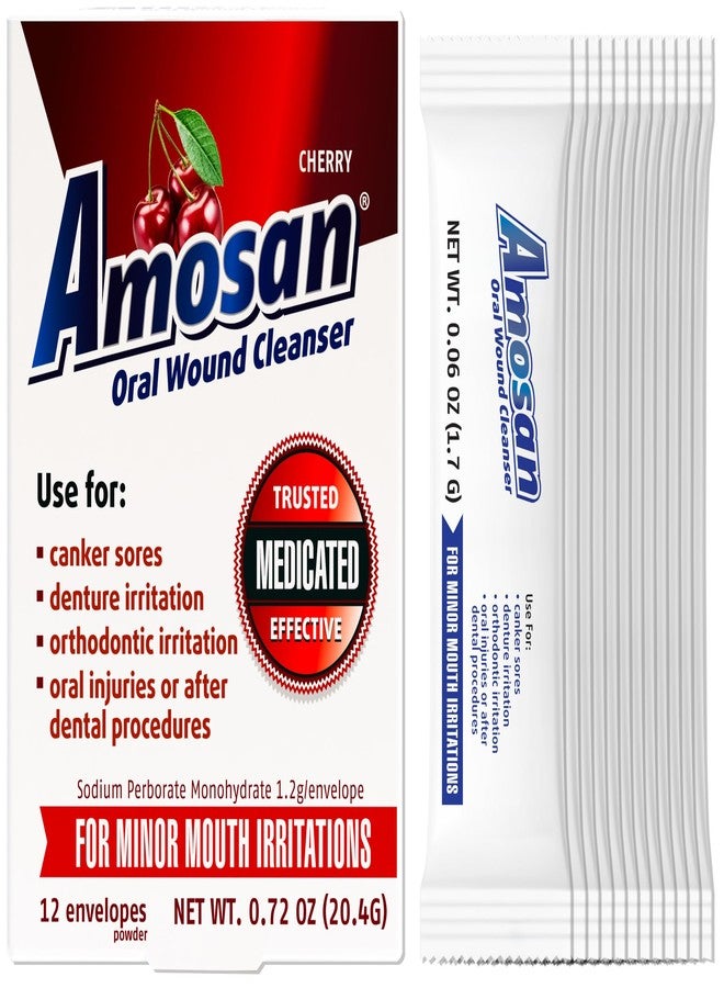 Amosan Oral Wound Cleanser - Cherry - Image 2