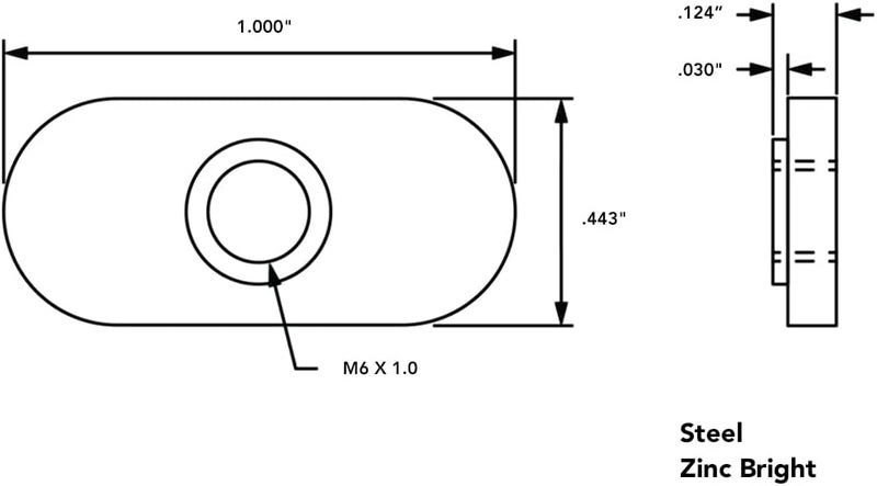 80/20 3859, 10 Series M6 x 1.0 Centered Slide in Economy T-Nut Steel (25 Pack) - Image 2