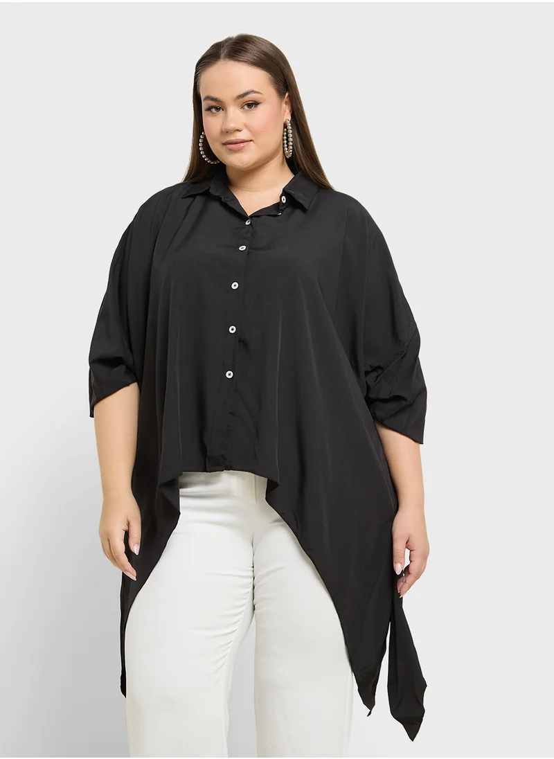 Ella Plus Asymmetric Tunic