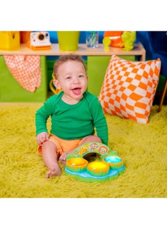 Bright Starts Bright Starts Safari Beats Musical Drum Toy (24 cm)  - Image 4