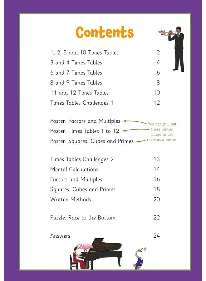 New Times Tables & Multiplication Skills Activity Book for Ages 9-11 - Image 3