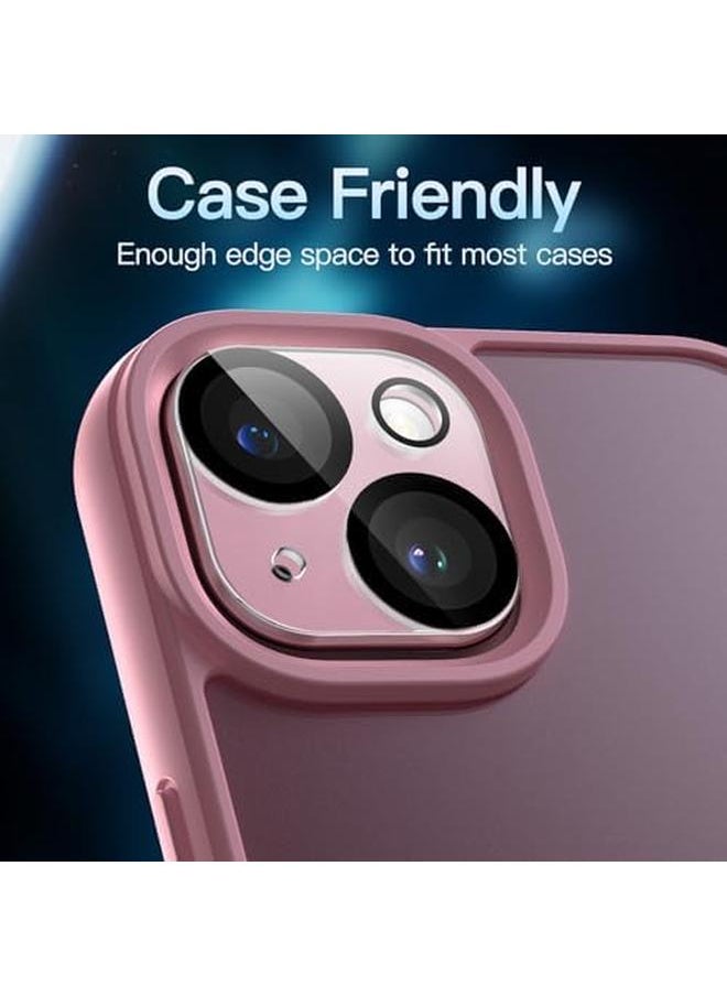 Jetech Camera Lens Protector For Iphone 15 6.1 Inch And Iphone 15 Plus 6.7 Inch 9H Tempered Glass Anti Scratch Case Friendly Does Not Affect Night Shots Hd Clear 3 Pack  - Image 5
