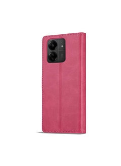 LC.IMEEKE Case For Xiaomi Redmi 13C 4G/5G/Poco C65 Calf Texture Leather Phone Case  - Image 3