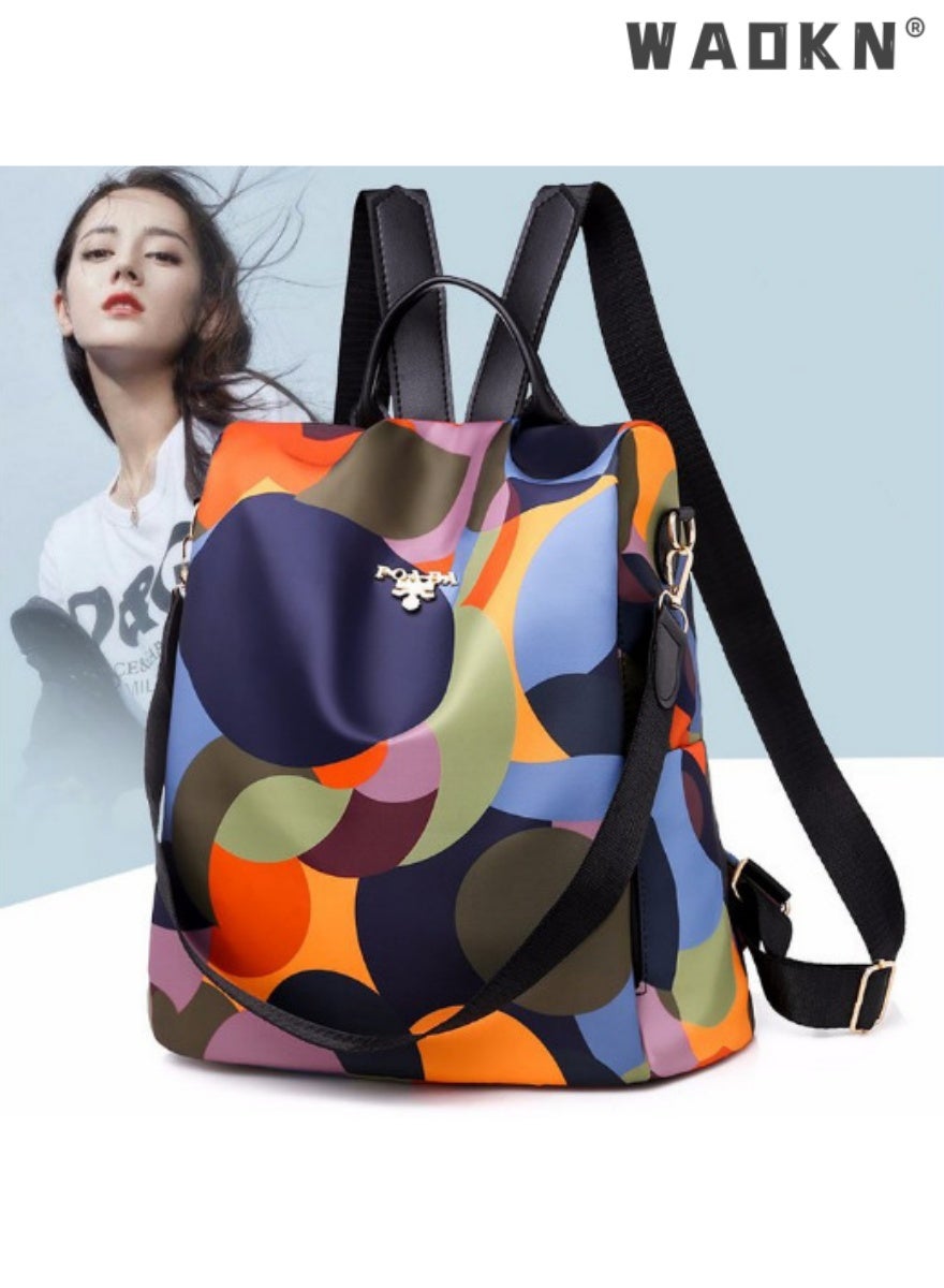 Practical Woman's Rucksack WAOKN Women's Backpack Purse,Premium Waterproof Nylon Construction ...