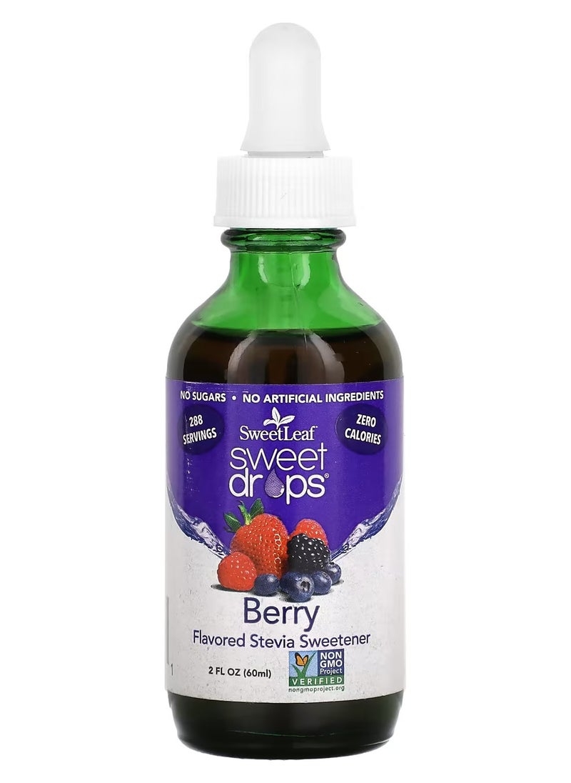 Wisdom natural - Wisdom Natural, SweetLeaf, Sweet Drops, Berry, 2 fl oz (60 ml) - Image 1