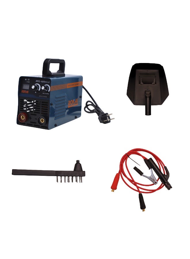 Bonai ARC-400Mini Inverter Welder | 220V-240V MMA Stick Welding Machine | IGBT Technology, Portable Design | Model BN-HK87 | IP21 Rated, Insulation Grade F - Image 1