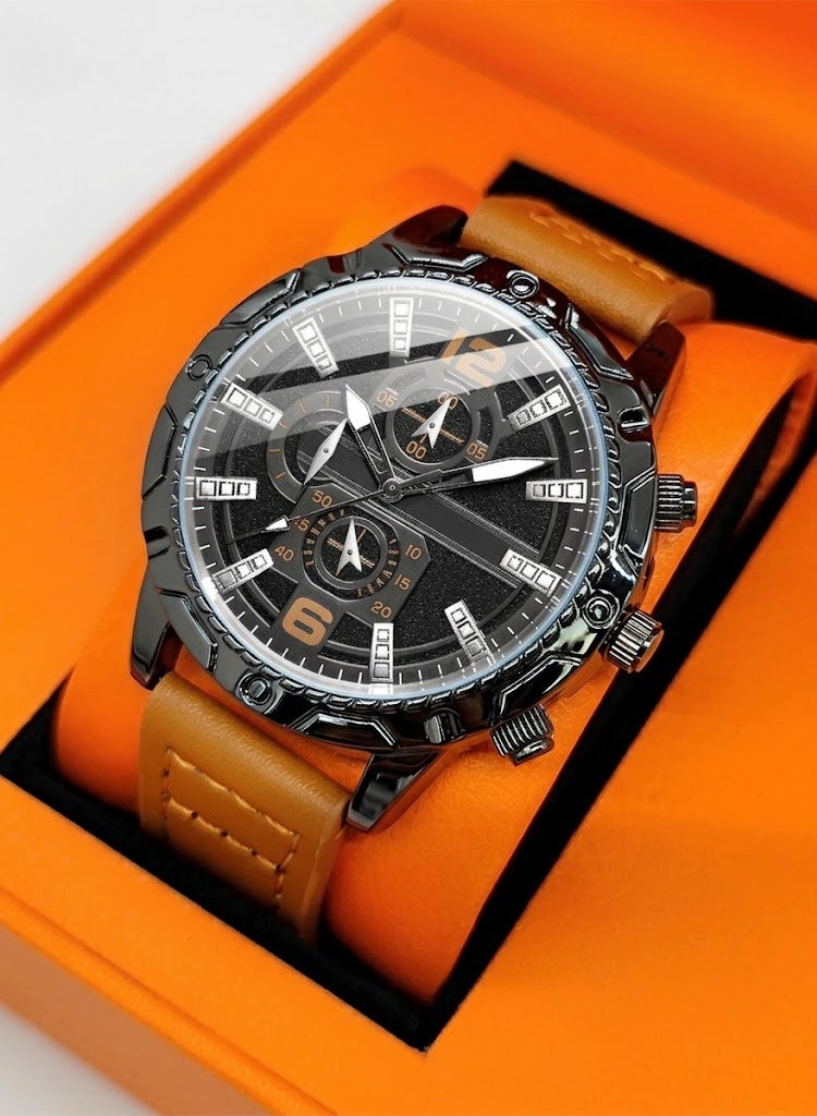 Luxury Watch Men Quartz Wristwatch – Waterproof Watchman Style, Premium Clock Watch Fashion Design, Perfect Business Casual Man Watch - Image 1