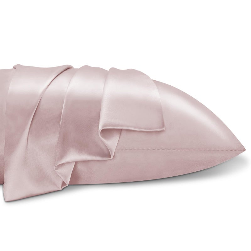 BEDELITE BEDELITE Satin Pillowcase for Hair and Skin  Super Soft and Cooling Similar to Silk Pillow Cases 2 Pack with Envelope Closure  Gift for Women Men(20""x30"" Queen Size  Lotus Pink)  - Image 4
