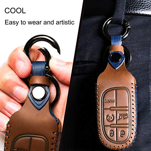 LYGKMU Cover Compatible with Ford Key Fob Case Suit for Keyless Remote Control（A-Brown） - Image 5