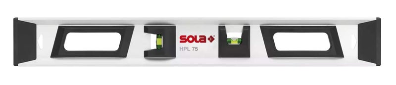 SOLA مستوى دقيق عالي SOLA 1711001 مع 2 أنابيب مكبرة بنسبة 60%، 30 بوصة، رمادي/أسود - Image 2
