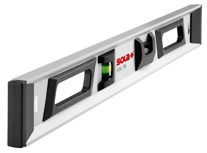 SOLA مستوى دقيق عالي SOLA 1711001 مع 2 أنابيب مكبرة بنسبة 60%، 30 بوصة، رمادي/أسود - Image 5