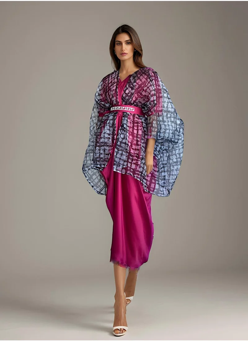 إكستاسي Drape dress set