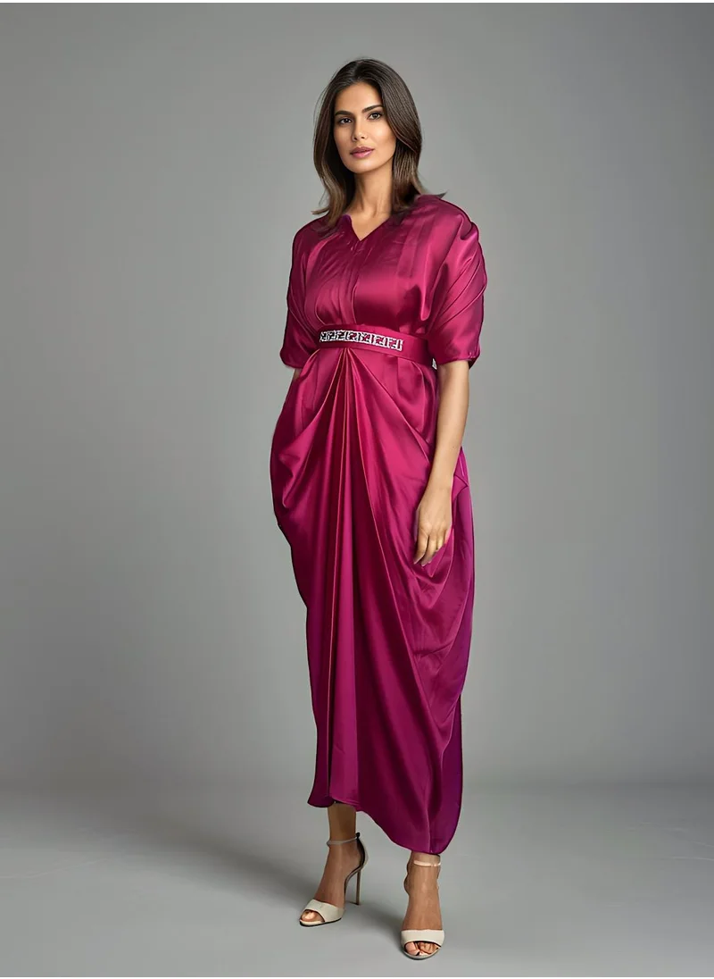 إكستاسي Drape dress set