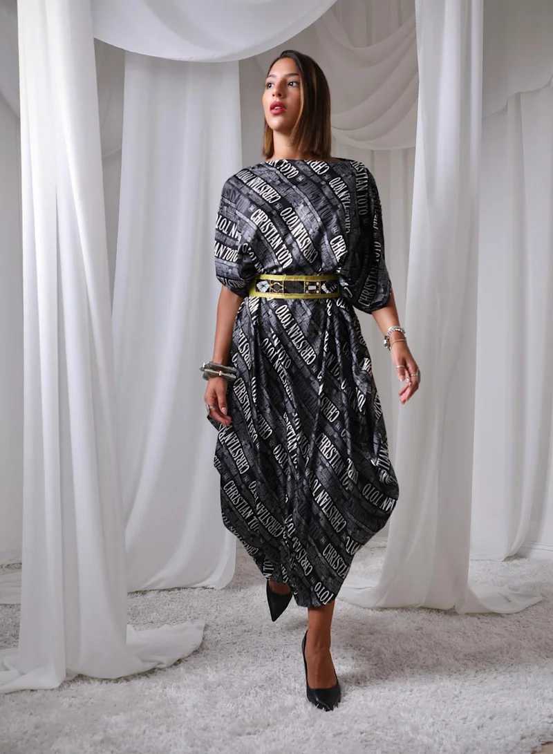 إكستاسي Drape dress set
