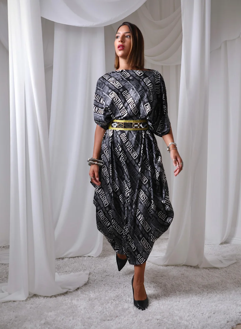 ECSTACY Drape dress set