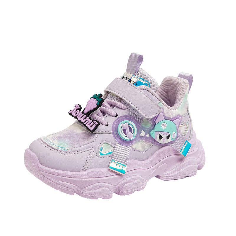2025 Children'S Shoes Autumn Girls' Sports Shoes Children'S Daddy Shoes Korean Style Outdoor Casual Shoes Student Travel Shoes - Image 1