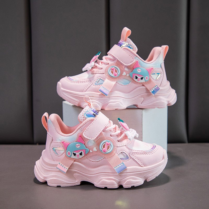 2025 Children'S Shoes Autumn Girls' Sports Shoes Children'S Daddy Shoes Korean Style Outdoor Casual Shoes Student Travel Shoes - Image 4