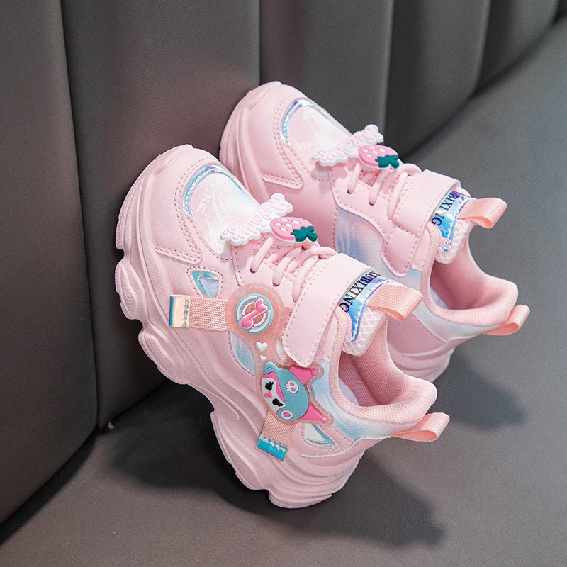 2025 Children'S Shoes Autumn Girls' Sports Shoes Children'S Daddy Shoes Korean Style Outdoor Casual Shoes Student Travel Shoes - Image 3