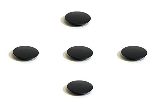 Audio-Visual Direct High Powered Magnets for Glass Dry-Erase Boards, Set of 5 Black - Image 2