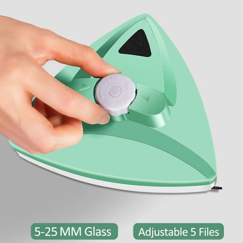 Excefore Double Sided Magnetic Window Cleaner Wash Window Wiper Magnetic Brush Adjustable Effcient Cleaning Tools Glasses Cleaner Cleaning Brush for High Windows 5-25mm Thickness - Image 5