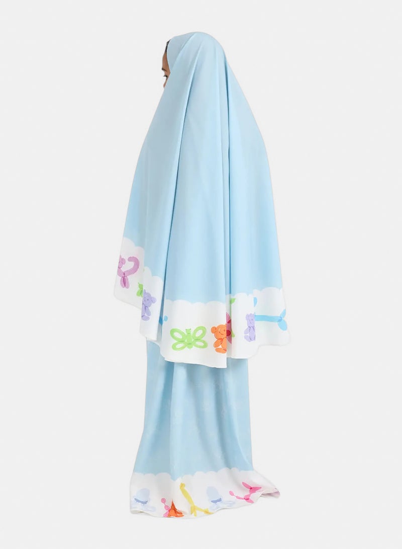 Carina Girly Prayer Set with Print Trim - Image 4