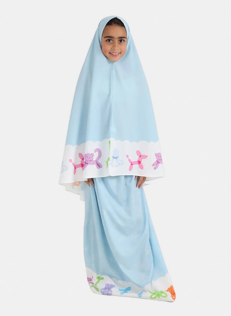 Carina Girly Prayer Set with Print Trim - Image 1